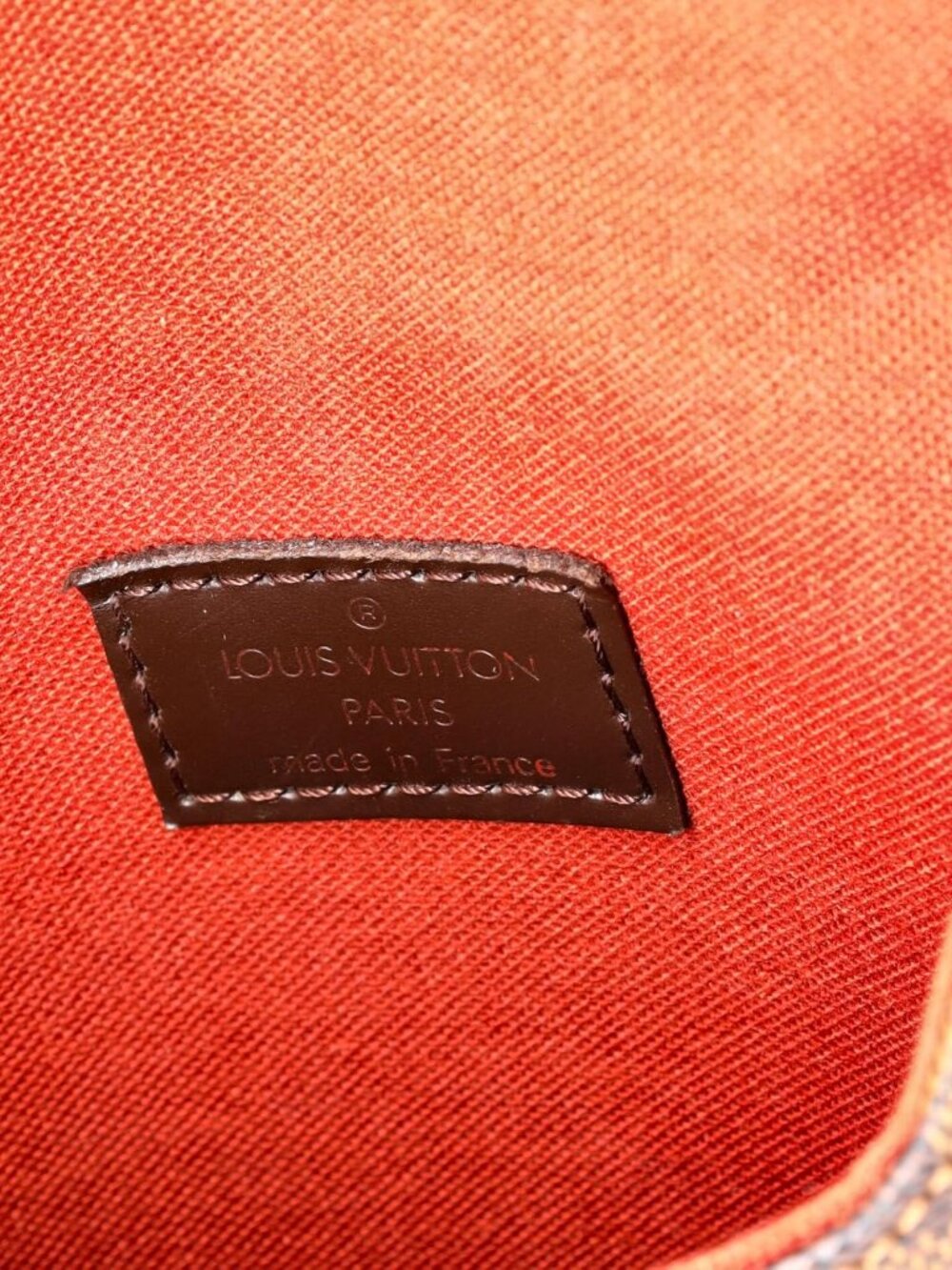 Louis Vuitton Damier Ebene Crossbody Bag | Authentic LV Messenger | Brown Canvas - Picture 7 of 8